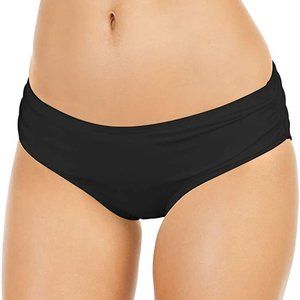 MICHAEL Michael Kors Womens Shirred Side Swim Bottoms NWT